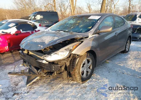 2014 Hyundai Elantra Se from USA, damaged, VIN 5NPDH4AE7EH511209